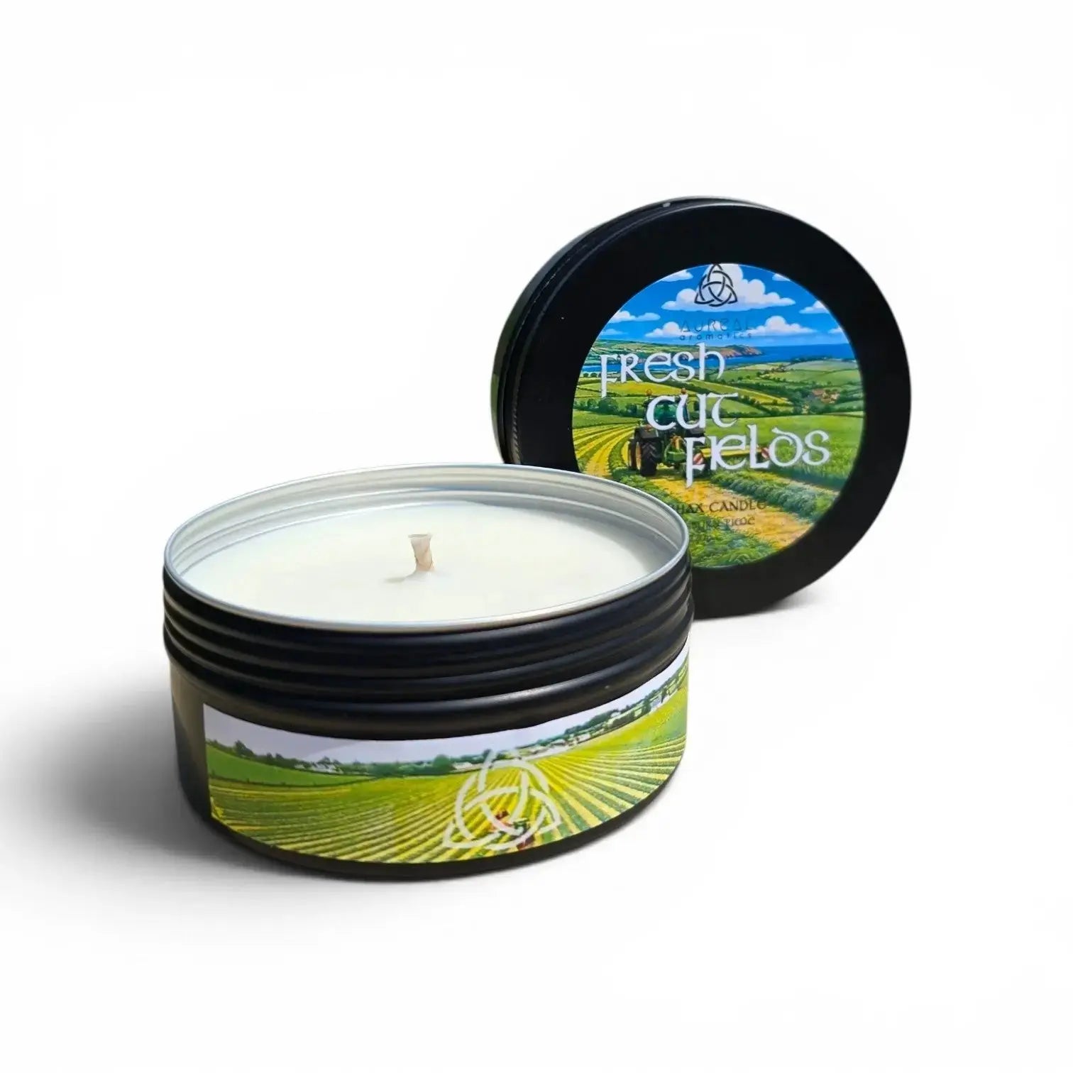 Fresh Cut Fields - Luxury Irish Candle Aureal Aromatics