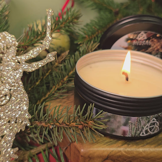 Christmas Tree candle and Tree